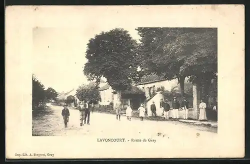 AK Lavoncourt, Route de Gray