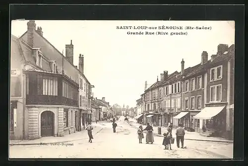 AK Saint-Loup-sur-Semouse, Grande Rue