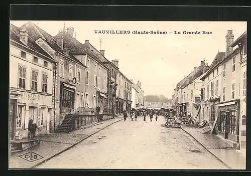 AK Vauvillers, La Grande Rue