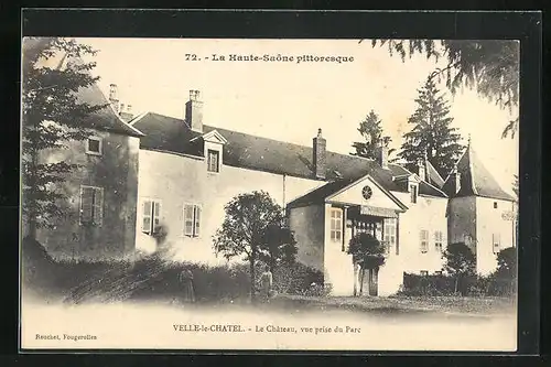 AK Velle-le-Chatel, Le Chateau, vue prise du Parc