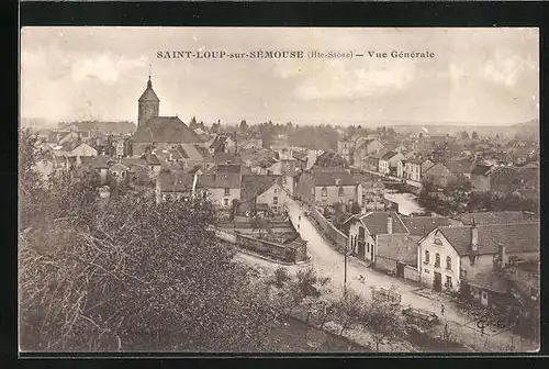 AK Saint-Loup-sur-Semouse, Vue Générale