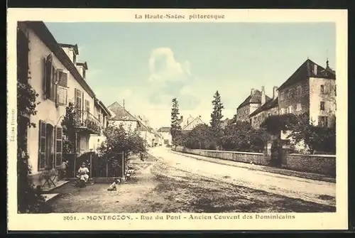 AK Montbozon, Rue du Pont