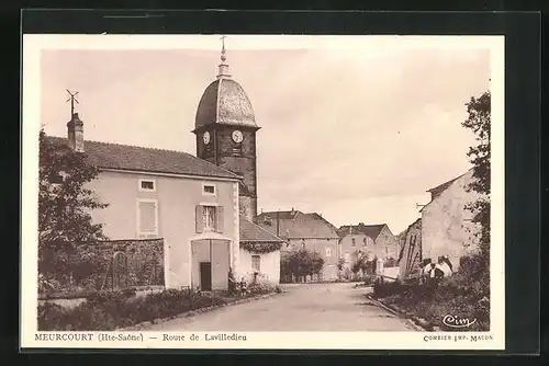 AK Meurcourt, Route de Lavilledieu