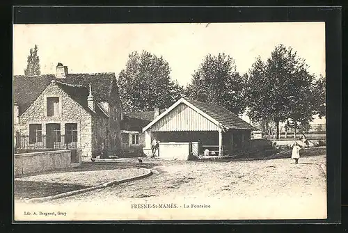 AK Fresne-St-Mames, La Fontaine