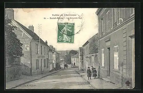 AK Saint-Remy, La Grande Rue, Marcot Serrurier