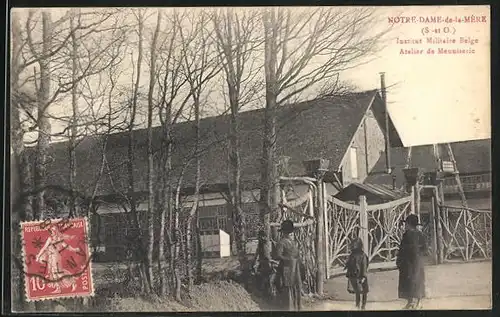 AK Notre-Dame-de-la-Mere, Institut Militaire Belge, Atelier de Menuiserie