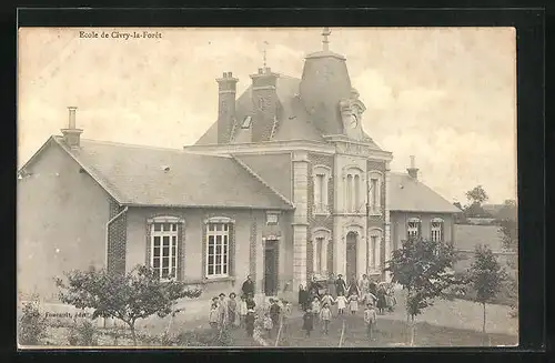 AK Civry-la-Forêt, Ecole