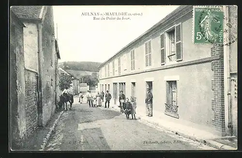 AK Aulnay-sur-Mauldre, Rue du Point du Jour