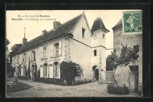AK Oinville, Le Chateau, face interieure