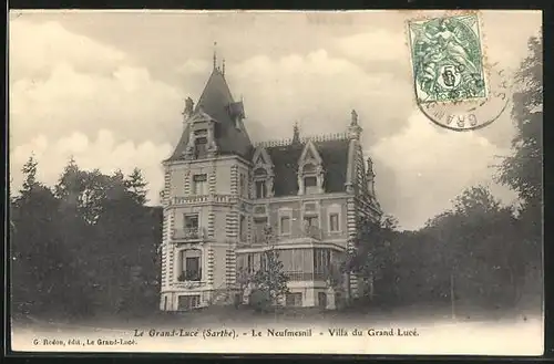 AK Le Grand-Luce, Le Neufmesnil, Villa du Grand Luce