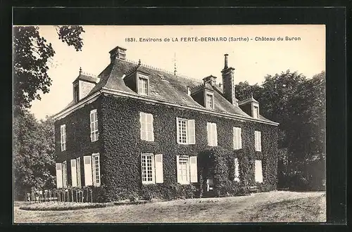 AK Ferte-Bernard, Chateau du Buron, Aussenansicht des Schlosses