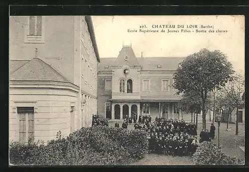 AK Chateau-du-Loir, Ecole Supérieure de Jeunes Filles, Sortie des Classes