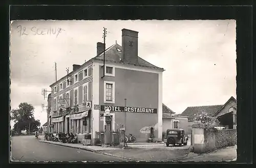 AK Sceaux-sur-Huisne, l'Hotel de la Cane