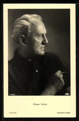 AK Schauspieler Peter Voss im Profil