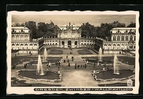 AK Dresden, Zwinger, Wallpavillon
