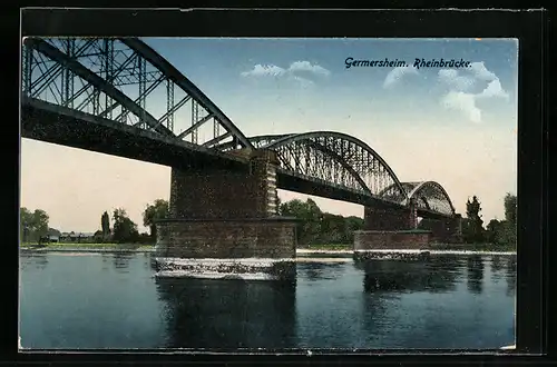 AK Germersheim, Rheinbrücke