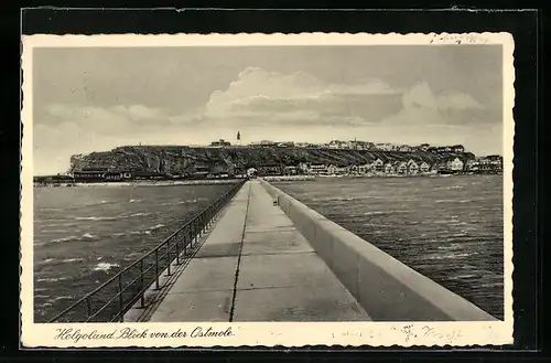 AK Helgoland, Blick von der Ostmole