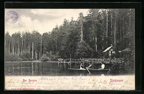 AK Säckingen, Bergsee mit Ruderboot