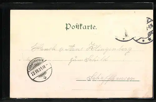 AK Säckingen, Bergsee mit Ruderboot