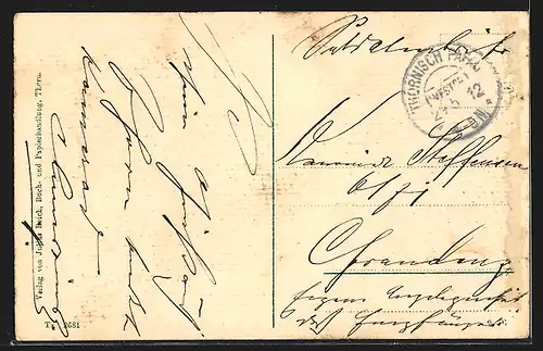 AK Thorn, Stadttheater mit Standbild