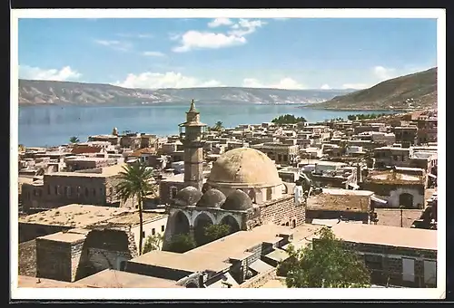 AK Tiberias, Teilansicht aus der Vogelschau