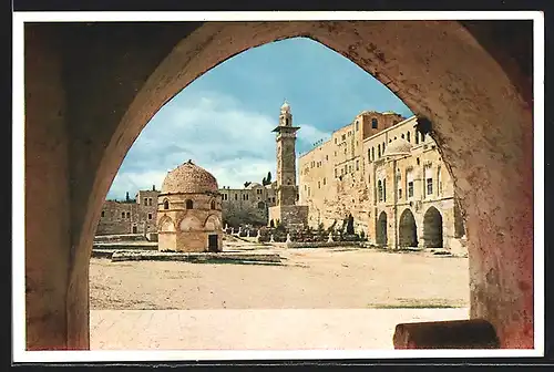 AK Jerusalem, Haram esh Sherif, Place of the Temple, Antonia Castle