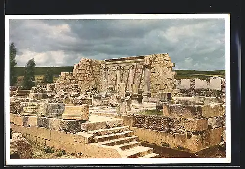 AK Capernaum, Ruins of the ancient Synagogue