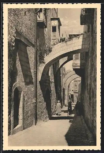AK Jerusalem, Kreuzweg (Via dolorosa)