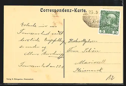 AK Franzensbad, Kurpark