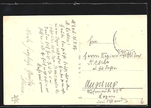 AK Marienbad, Blick gegen den Ferdinandsbrunn