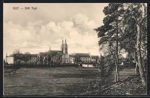 AK Tepl, Blick auf den Stift