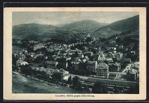 AK Graslitz, Blick gegen Eibenberg