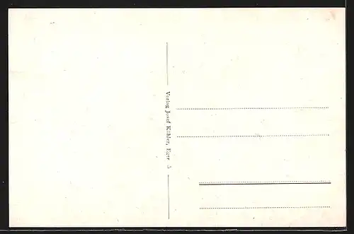 AK Eger, Marktplatz mit Marktstand