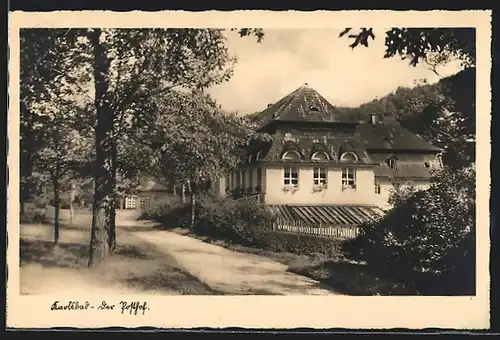 AK Karlsbad, Der Posthof