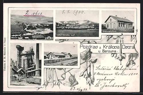 AK Kralun Dvur, Vysoká Pec. II., Nádrazi, Skola Materská