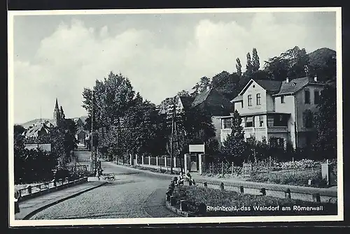 AK Rheinbrohl, das Weindorf am Römerwall, Pension Haus Sonne