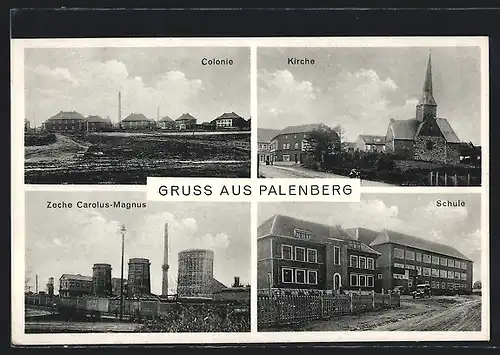 AK Palenberg, Zeche Carolus Magnus, Colonie, Schule