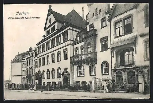 AK Aachen, Bergbauschule Goethestrasse