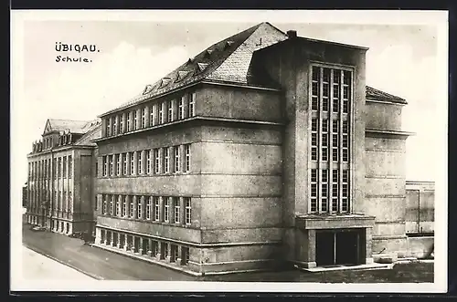 AK Dresden-Übigau, Ansicht der Schule