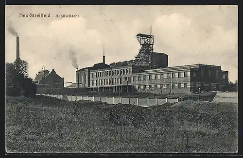 AK Neu-Streiffeld, Adolfschacht, Kohlebergbau