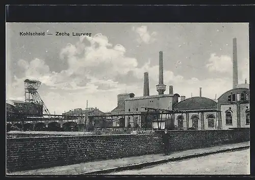 AK Kohlscheid, Zeche Laurweg, Kohlebergbau