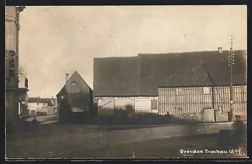 AK Dresden-Pieschen, Lindenplatz in Alt-Pieschen