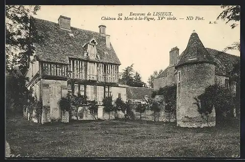 AK Monteille, château du Mont á la Vigne