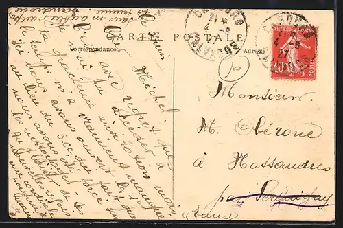 AK Roche-Vasony, Chateau, Vue prise du Restaurant