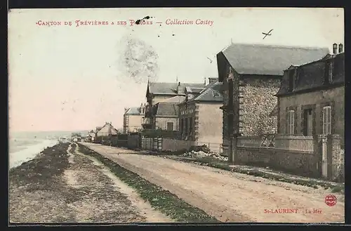 AK Saint-Laurent-sur-Mer, La Mer