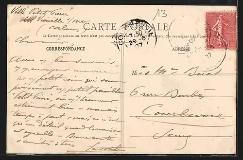 AK Saint-Laurent-sur-Mer, La Mer