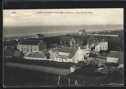 AK Saint-Laurent-sur-Mer, L`arrivée à la Plage