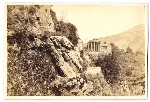 Fotografie Fotograf unbekannt, Ansicht Tivoli, Tempel der Vesta