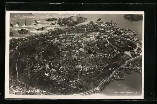 AK Skensen, Flygbild frán norr