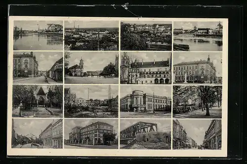 AK Lundenburg /N.-D., Gebäudeansicht, Strassenpartie, Ortspartie